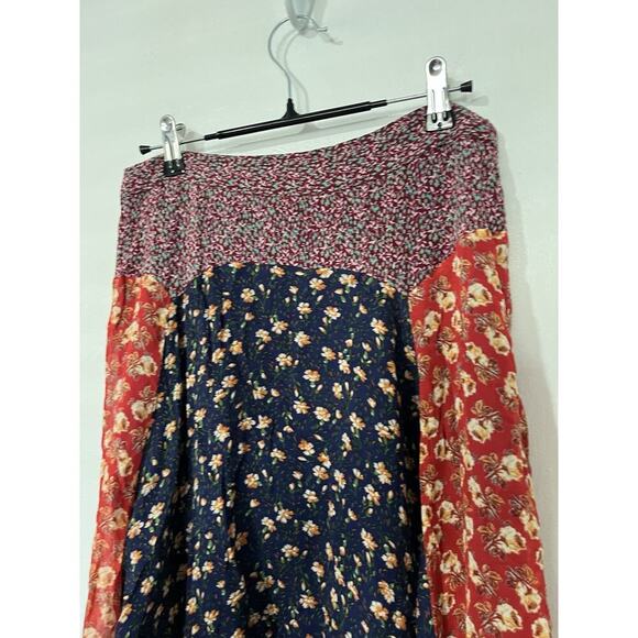 Anthropologie Meadow Rue Ditsy Floral Prairie Midi Skirt Sz 10 Modest Trad Wife - Picture 4 of 7